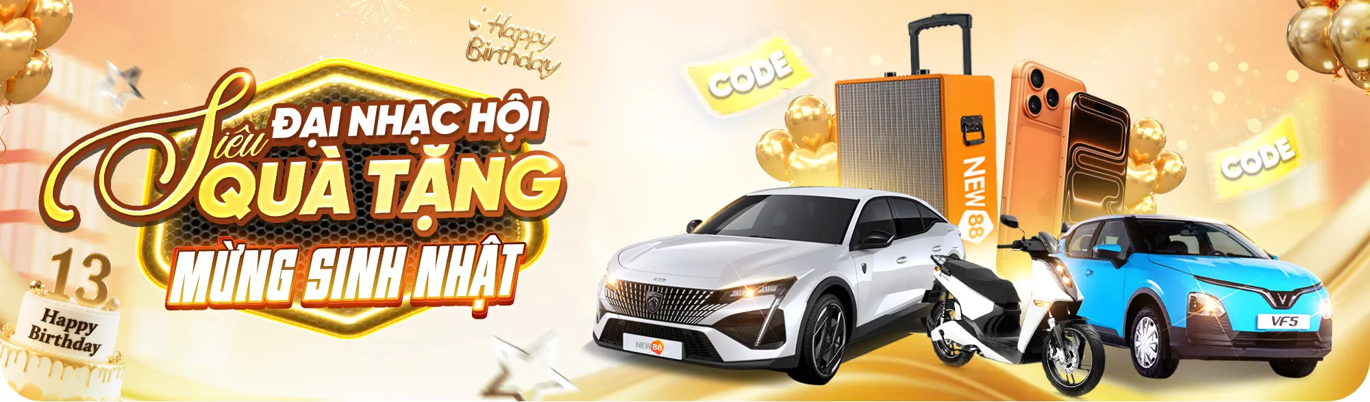 Hướng dẫn nhận thưởng khuyến mãi New88